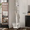 Perchero de Ropa, Vertical de Pie para Dormitorio Estilo Lujo Perchero para Ropa, Almacenamiento en Casa, Estante Móvil para Almacenamiento de Ropa en Sala de Estar