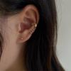 Niche Design Advanced Ear Bone Clip Light Luxury Ear Clip sem furos para orelha Brincos retrô femininos 2024 Novos brincos quentes