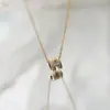 Elegante Collar de Acero Titanio con Letra H para Mujer, Lujo Ligero Nuevo Modelo 2026, Cadena para Clavícula, Cadena para el Cuello de Nicho, Accesorio de Moda de Gama Alta