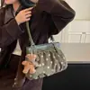 Bolso de Hombro Plegable con Lazos de Lunares para Mujer 2026 Nuevo de Moda de Verano Versátil para el Uso Diario