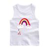 Chaleco infantil para niños, bebé, verano, fino, sin mangas, camiseta para niñas, ropa exterior, ropa para niños pequeños y medianos, entrega de una pieza