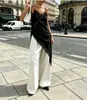Nuevo Vestido de Encaje con Abertura de Seda Sintética de Primavera y Verano de Amazon con un Diseño Elegante y Correas Satinadas Elegantes