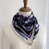 Bufanda de Cuello para Otoño e Invierno con Cierre Magnético, Bufanda Triangular Estampada de Espiga para Mujer, Bufanda de Moda y Versátil