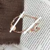 [Colección de Flores] Pulsera de Trébol de Cuatro Hojas Fritillaria Versión Alta Collar de Diamante Redondo Anillo de Diseño de Lujo Alto Pendientes para Mujer