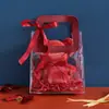Toalla de Boda Regalo Oso Rojo Caja de Boda Regalo de Dote Personalizado Cumpleaños Regalo de Primer Año Absorbente