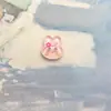 Botões de Coelho Impressos com Dois Olhos Estilo Fofo e Fresco Botões de Cabeça de Coelho Desenho Animado para Roupas Infantis Suéter Cardigan Vestido Botões Decorativos