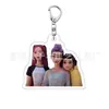 Kpop Onda Coreana Caçadora de Demônios Grupo Feminino Merchandise Chaveiro Lumi Mila Zoi Feito por Fãs Pingente Dupla Face de Acrílico