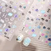 Pegatinas para Uñas con Relieve de Corazón Cyansea Pegatinas Estéreo Línea Lazo Música Pegatinas de Decoración para Uñas