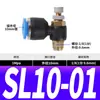 Conector Neumático SL8-02 Válvula de Aceleración SL6-01 Válvula de Control de Velocidad SL4-M5 Control de Velocidad Manguera de Aire SL10-03 SL12-04