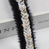 Fábrica em estoque Chanel Estilo Renda Acessórios Vestuário Ingredientes Tecelagem Artesanal DIY Vestuário Placket Cuff Jóias