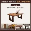 Mesa de jantar em madeira maciça para a sala de estar, mesa grande, novo modelo 2026, mesa de jantar para casa, mesa longa grande para a sala de estar, escrivaninha, escrivaninha de escritório