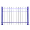 Valla de patio de acero galvanizado, tubo de acero galvanizado, patio exterior de villa, área de fábrica, valla protectora de área residencial, valla de ingeniería de acero galvanizado