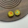 Cuentas de ópalo incrustadas que conservan el color accesorios de oro no salado cuentas de transferencia pulsera collar de joyería hecha a mano DIY con bolsa de cuentas