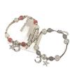Pulseira de Miçangas de Cristal de Frutas Pulseira para Meninas Pulseira para Namorada Corda de Mão de Nicho Joias de Borla Exquisitas