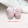 Acessórios de Adorno de Cabeça com Laço de Tecido Mercerizado Nó de Osso Perolado Acessórios de Cabelo Feitos à Mão Acessórios para Sapatos e Meias Infantis