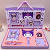 Novo Conjunto de Cadernos Estilo Europeu de Desenho Animado, Caixa de Presente de Papelaria Kuromi Fofa para Meninas, Presente para Estudantes