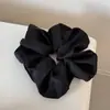 Scrunchie de Almofada Grande de Cetim Liso de Alta Qualidade Elástico Versátil para Coque Acessório de Cabelo