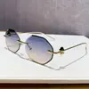 Nuevas gafas de sol poligonales 2026, gafas de influencer ins europeas y americanas, gafas sin montura transfronterizas, moda para mujer