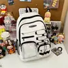 Mochila Coreana Ins Nueva de Aspecto Elegante Estilo Retro Workwear para Estudiantes de Secundaria y Preparatoria Ligera de Viaje Gran Capacidad