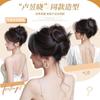 Moño postizo para mujer con pinza de garra, moño de corona alta, herramienta para peinar el cabello sin esfuerzo, moño de cabello sintético, postizo realista