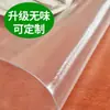 Tapete de Mesa Transparente de PVC al por Mayor Impermeable y a Prueba de Aceite Vidrio Blando Aislante Térmico Tapete de Mesa sin Lavado Tapete para Mesa de Café del Hogar Placa de Cristal