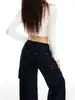 Jeans de Trabajo Ligeramente Acampanados del Tío Zanahoria para Mujer, Nuevos Pantalones Casuales Bootcut de Cintura Alta Ajustados, Primavera 2026