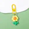 Chaveiro Florido Transparente Colorido Estilo Ins, Pingente Fresco Macaron, Direto da Fábrica, Todas as Cores em Estoque, Acessórios da Moda