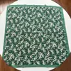 Pañuelo cuadrado pequeño floral estilo japonés 100% algodón, bufanda suave decorativa versátil para el cuello, se puede usar como cortina trasera, diadema, pañuelo multiusos para mujer