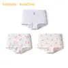 Calzoncillos tipo bóxer antibacterianos de tres piezas para niñas Balabala para niños, cómodos y sin apretar