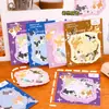 Notas Adhesivas Versión Coreana Dibujos Animados Papel de Nota Adhesiva Bloc de Notas Adhesivo Espeso Creativo Notas Adhesivas Reutilizables para Estudiantes Animalitos Lindos Gatos