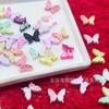 Cuentas de pintura de aleación para bricolaje, accesorios, gota de aceite, estrella de dos colores, mariposa, cuentas, cadena para teléfono móvil, llavero, pulsera, collar, compartimento