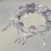 Pulseira Popular Atacado Borboleta Escura Mais Vendida, Pulseira Simples Estilo Antigo Dança da Borboleta Colorida, Pulseira Super Doce Floresta
