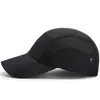 Chapéu de Verão Masculino Viseira Chapéu Boné de Beisebol Coreano Malha de Secagem Rápida Respirável Chapéu de Sol Chapéu com Logo Estampado