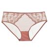 Ropa Interior Sexy Ultradelgada Calada Transpirable de Encaje Braguitas de Algodón Puro Entrepierna Levanta Glúteos Cintura Baja Ropa Interior para Mujer
