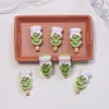 Paleta de Fruta de Verano Fresa Dibujos Animados Accesorios para Uñas Resina Piezas Pequeñas Pendientes DIY Pinzas para el Cabello Accesorios de Decoración para Uñas