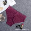 Lencería de encaje para mujer Panties transparentes de una pieza sin costuras Tanga de cintura baja sexy tentación Pantalones en T al por mayor