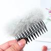 Nuevo Peine de Pelo Esponjoso de Moda Otoño e Invierno para Peinar Moños, Peine Accesorios para el Cabello Grande