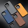 Funda magnética de cuero para iPhone 15 Pro Max, nueva funda para teléfono Apple 16, con disipación de calor, de cuero PU rígido.