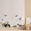 Amazon Comércio Exterior Papel de Parede Dinossauro Mundo Jurássico Adesivos de Animais Sala de Estar Quarto Parede Nuvem Criativa Autoadesivo