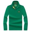 Camisa Polo de Solapa con Logo de Caballo Estilo Paul para Hombre Manga Larga t Clásico Polo Bordado Ropa de Trabajo Casual de Negocios Camiseta de Algodón