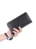 Billetera Nueva para Hombre 2026, Estilo Largo con Patrón de Fibra de Carbono, Bolso de Mano tipo Clutch de Negocios con Cremallera, Gran Capacidad y Múltiples Ranuras para Tarjetas