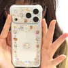 Pegatinas Rilakkuma Estilo Coreano Ins Lindo Dibujo Animado Manzana Funda de Teléfono Iphone17 Pegatina Lente Pegatina DIY