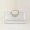 Bolso de Noche para Mujer 2025 Nuevo de Cuero Brillante Incrustado de Diamantes, Bolso Cruzado de Moda, Bolso de Mano de Alta Gama, Bolso de Novia