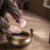 Incensário de Cobre Puro para Uso Doméstico, Base Suporte para Incenso para Oferecer Incenso, Suporte para Incenso para Oferecer Incenso a Buda, Incensário de Três Pés, Incensário Xuande Totalmente de Cobre
