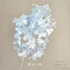 Flores Artificiais Azuis para Casamento Flores Falsas de Teto Decoração de Casamento Parede de Flores Arranjo de Flores de Chão para Casamento Materiais para Arranjo de Flores de Seda