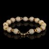Pulsera Europea y Americana de Alta Calidad Más Vendida 8mm Cadena de Cuentas de Zircón Micropavimentado Pulsera Personalizada para Hombre Venta al por Mayor de Joyería Transfronteriza