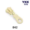 Tirador de cremallera YKK, tamaño 5, resina, acabado mate, disponible en varios colores, venta al por mayor para equipaje, ropa y accesorios, adecuado para usar con cremalleras