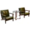 Juego de Mesa y Sillas para Café, Casa de Té, Bar, Tienda de Té de Leche, Sillón Individual, Casa de Huéspedes, Área de Ocio de Hotel, Estilo de Mediados de Siglo