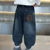 Jeans de Otoño para Niños 2026 Nuevo Estilo Guapos de Moda Pantalones Largos para Bebé Estilo Urbano Pantalones de Primavera/Otoño para Niños Modernos