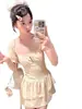 2026 Nuevo Traje de Baño tipo Boxer con Falda de Una Pieza para Mujer Cubre Vientre Adelgazante Ropa de Baño para Resort de Playa y Aguas Termales Dropshipping